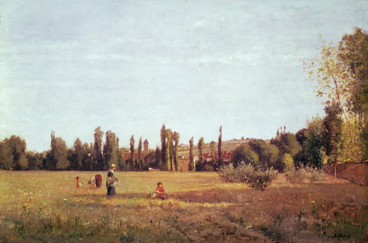 La Varenne de St. Hilaire, 1863 autorstwa Camille Jacob Pissarro