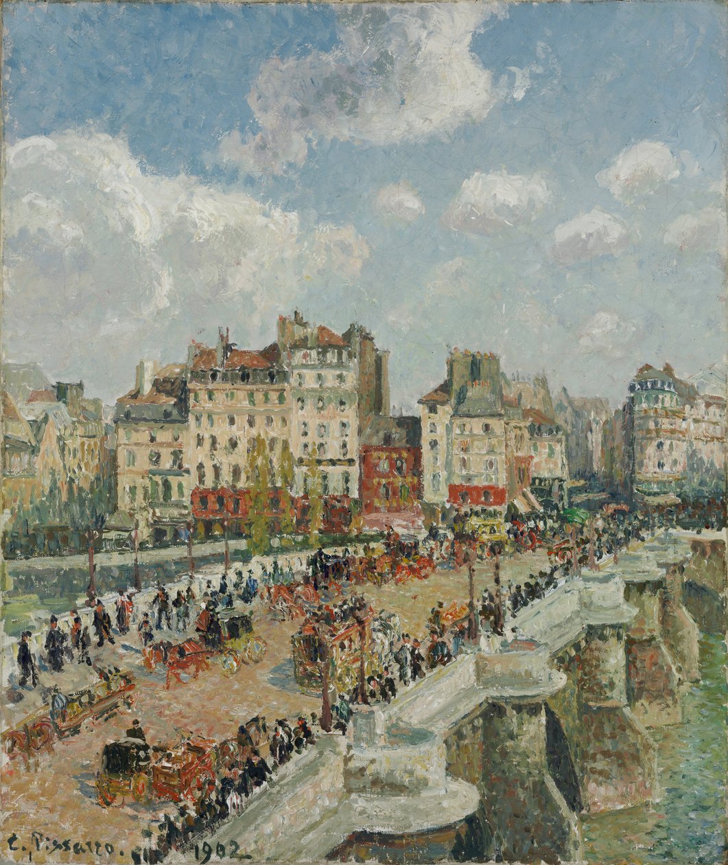 Nowy most, 1902 autorstwa Camille Jacob Pissarro