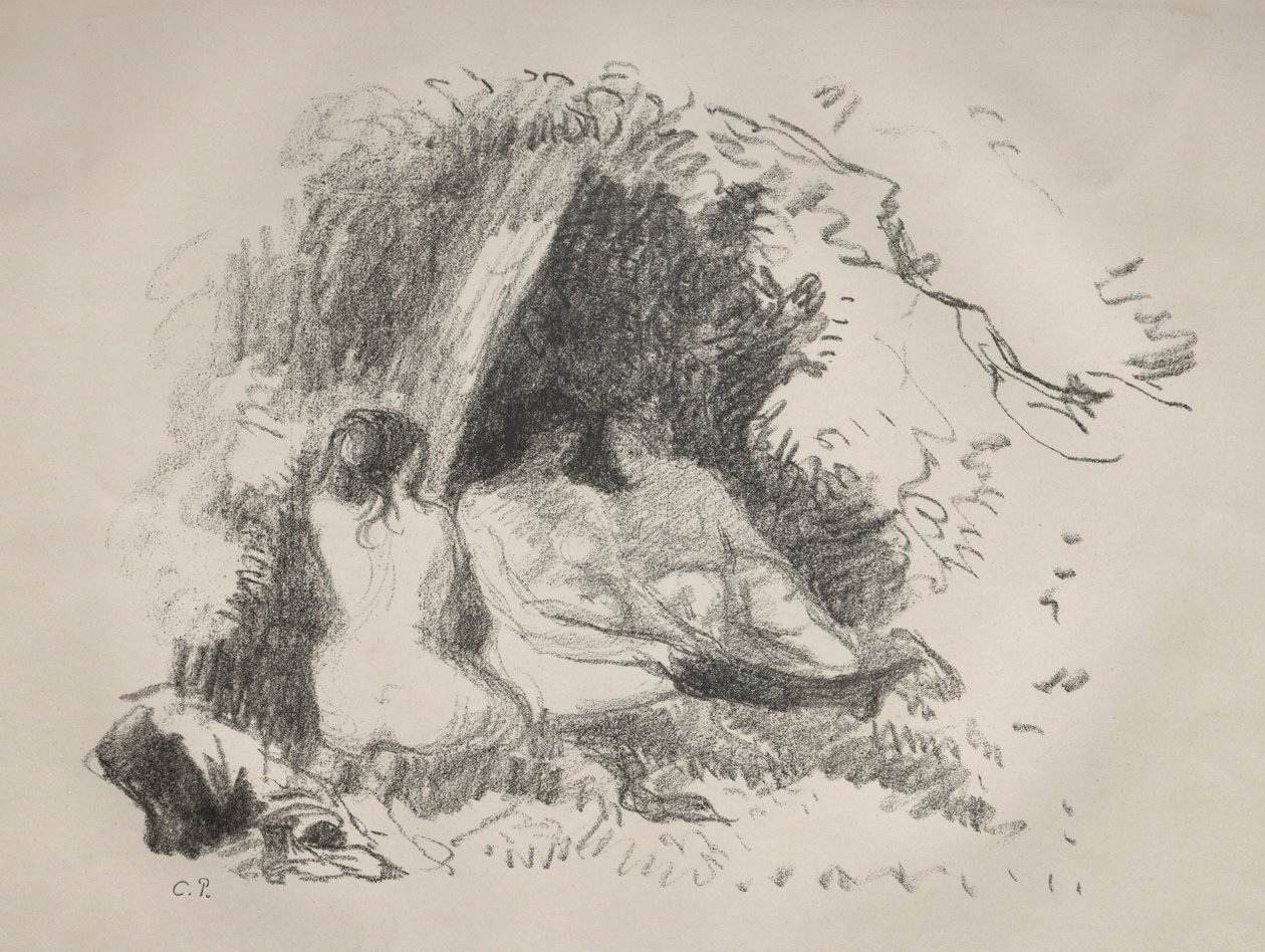 Nagie kobiety, ok. 1896. autorstwa Camille Jacob Pissarro