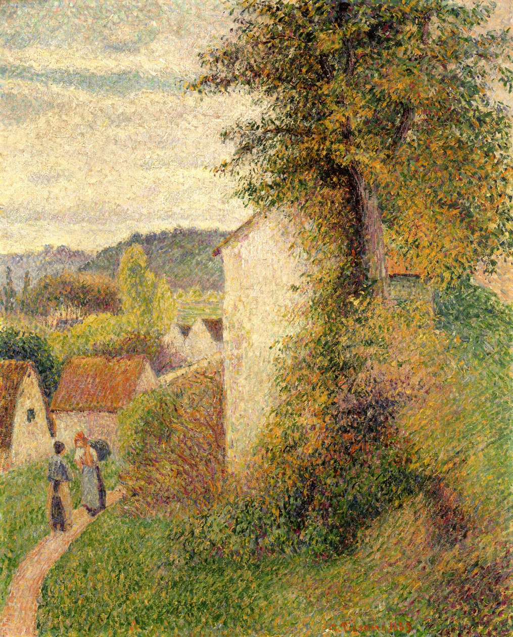 Ścieżka, 1889 autorstwa Camille Jacob Pissarro