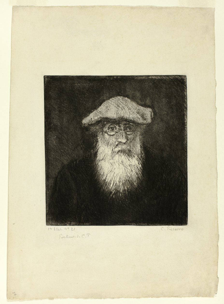 Camille Pissarro, Autoportret autorstwa Camille Pissarro