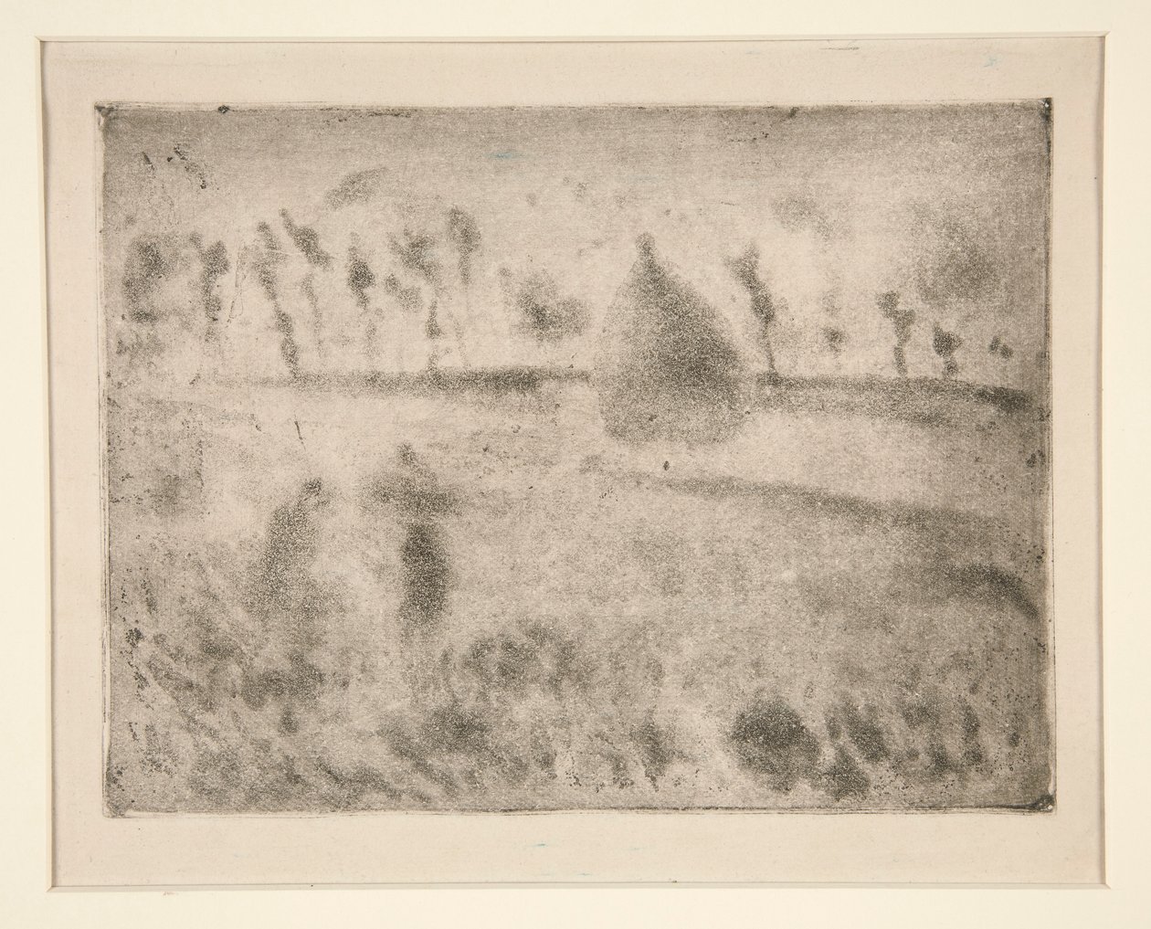 Efekt deszczu autorstwa Camille Pissarro
