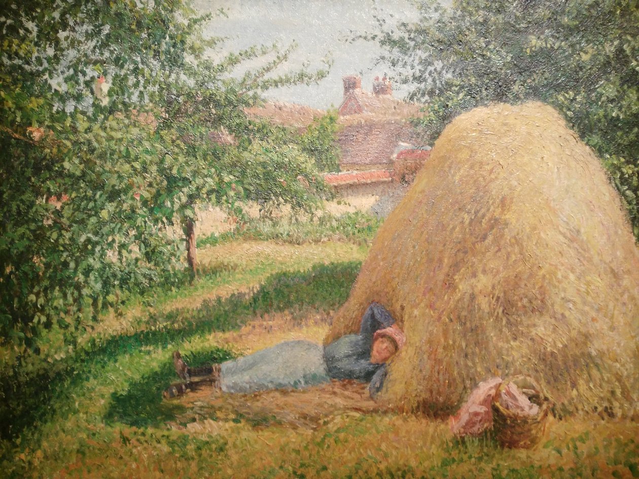 francuski: La Sieste, Éragny
Niemiecki: Sieste, Éragny autorstwa Camille Pissarro