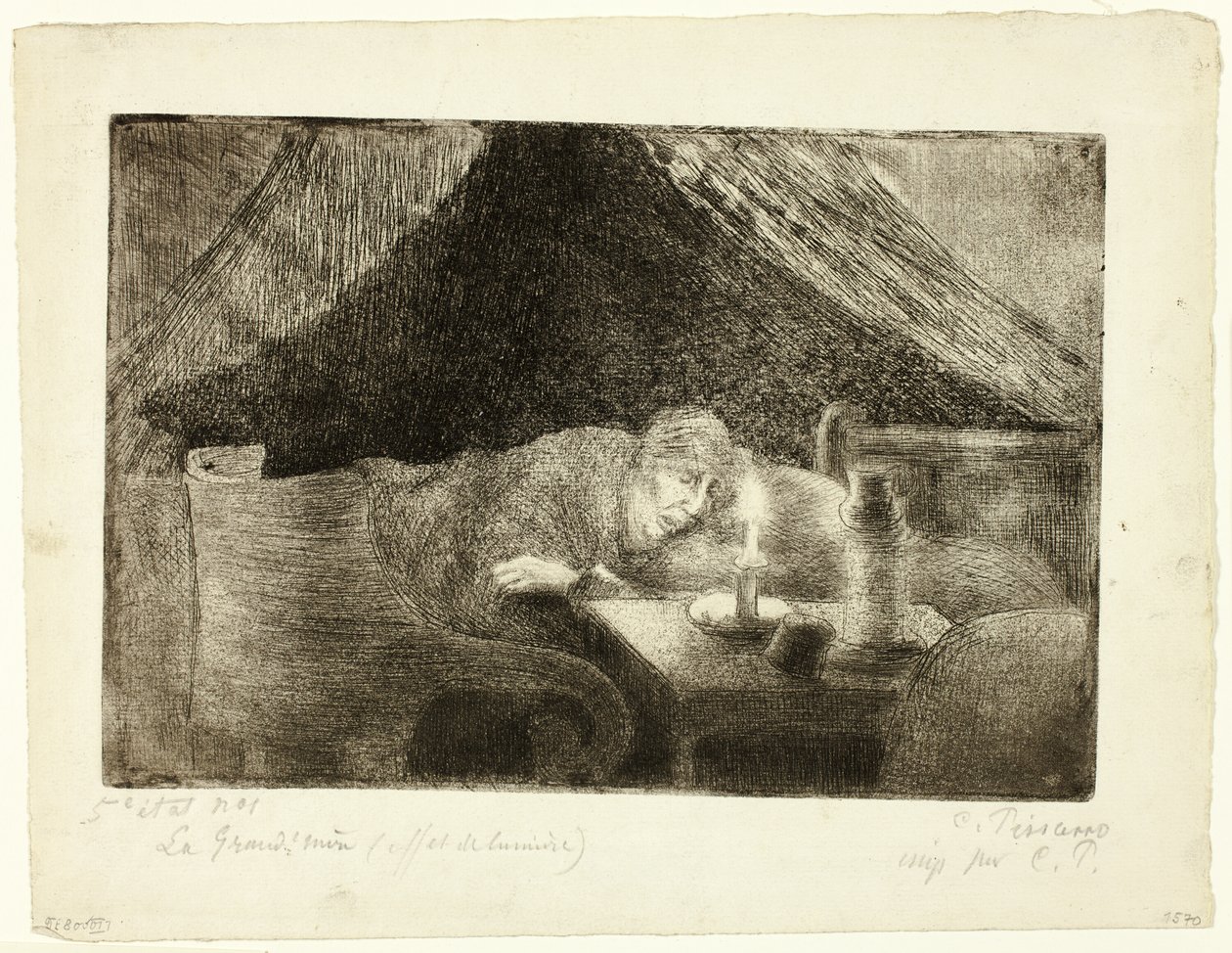 Babcia: Matka artysty autorstwa Camille Pissarro