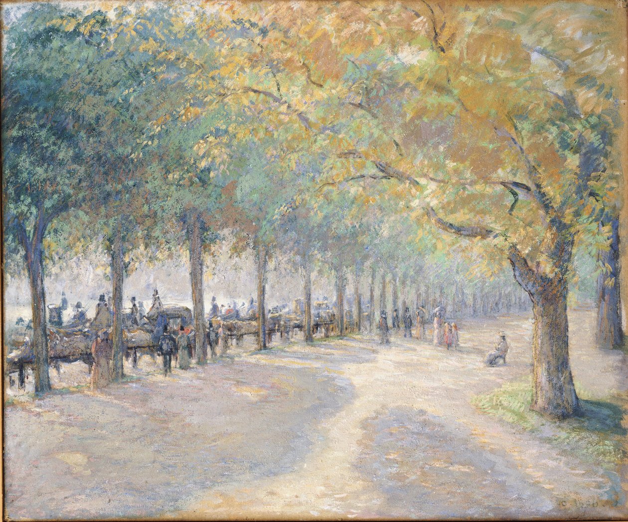 Hyde Park, Londyn autorstwa Camille Jacob Pissarro