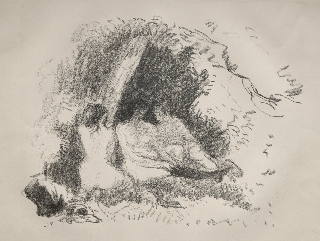 Nagie kobiety autorstwa Camille Pissarro