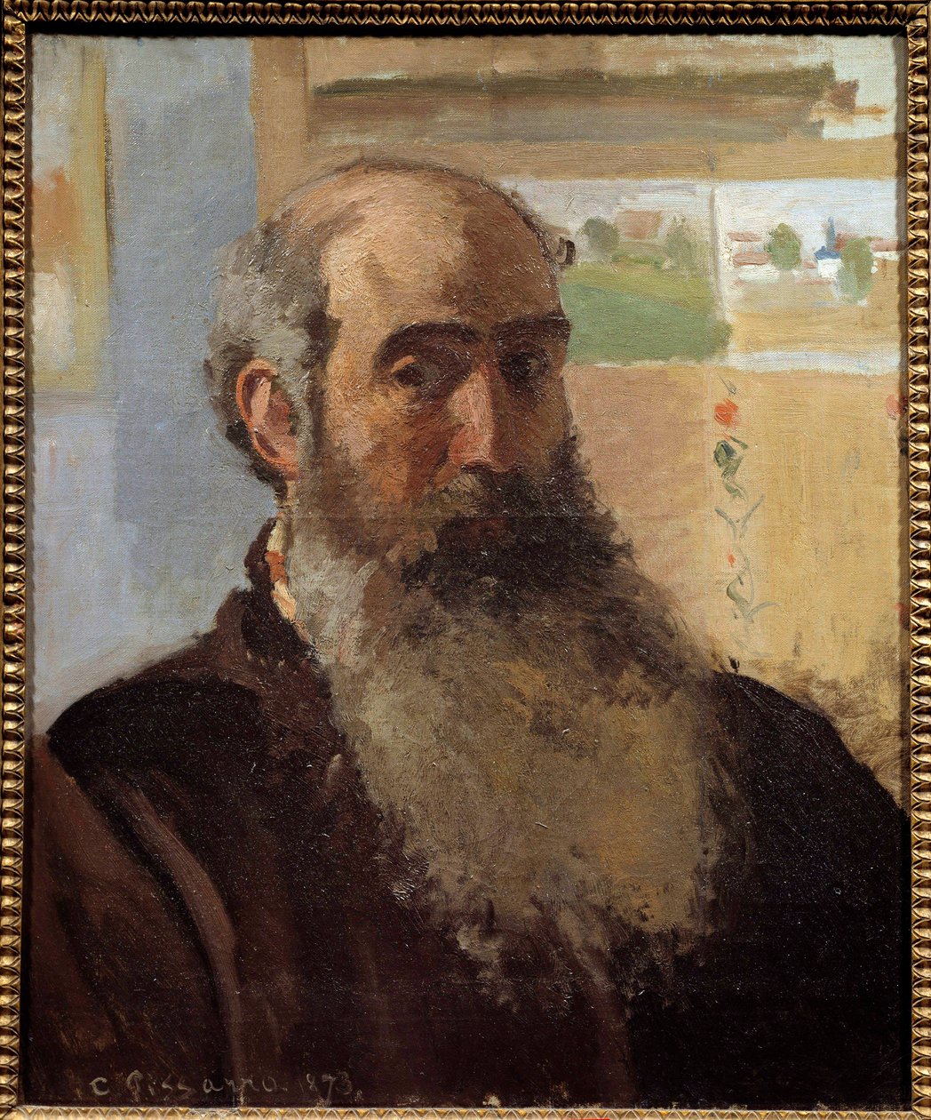 Autoportret autorstwa Camille Pissarro (1830-1903) 1873 Nd. 0,56x0,46 m Paryż, musee d