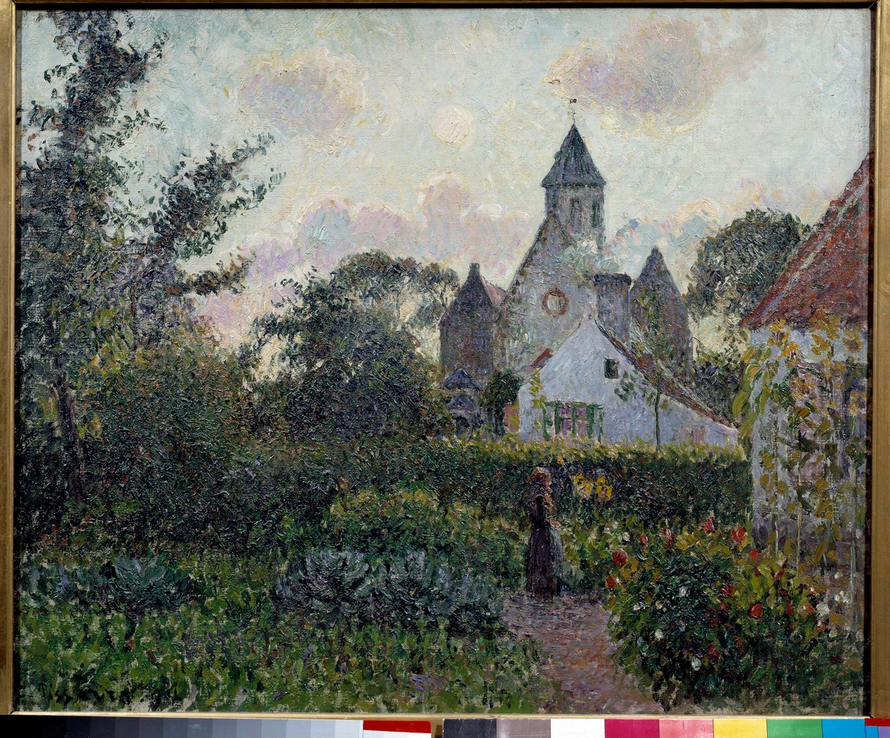 Kościół Knocke w Belgii Obraz Camille Pissarro (1830-1903) 1894 nd. 0,54 x 0,65 m Paryż, Musee d