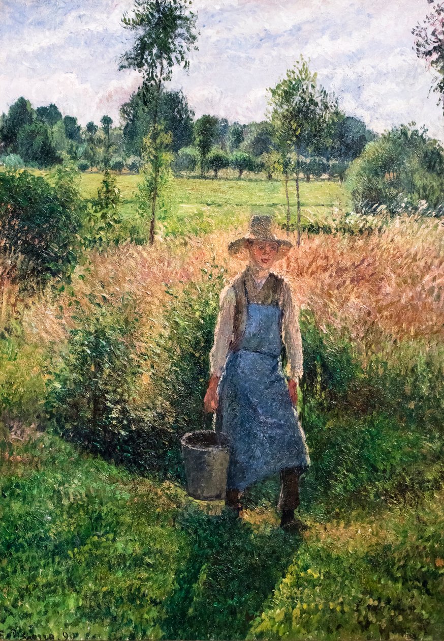 Ogrodnik autorstwa Camille Pissarro