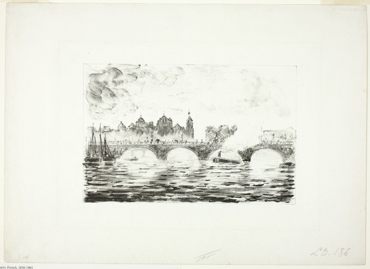 Houses of Parliament, Londyn autorstwa Camille Pissarro