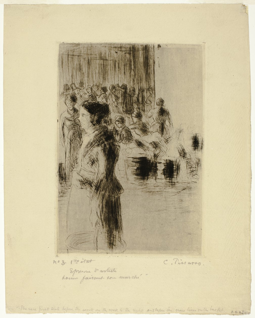 Pokojówka zakupy autorstwa Camille Pissarro