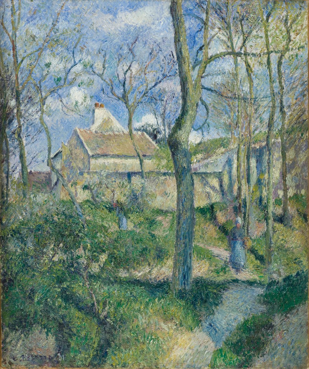 Ścieżka do Les Pouilleux, Pontoise autorstwa Camille Jacob Pissarro