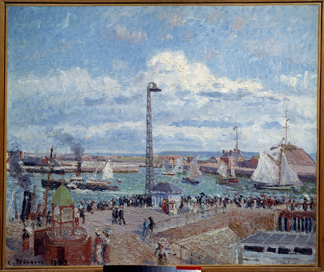 Zatoka pilotów, przed portem Le Havre. Obraz Pissarro Camille