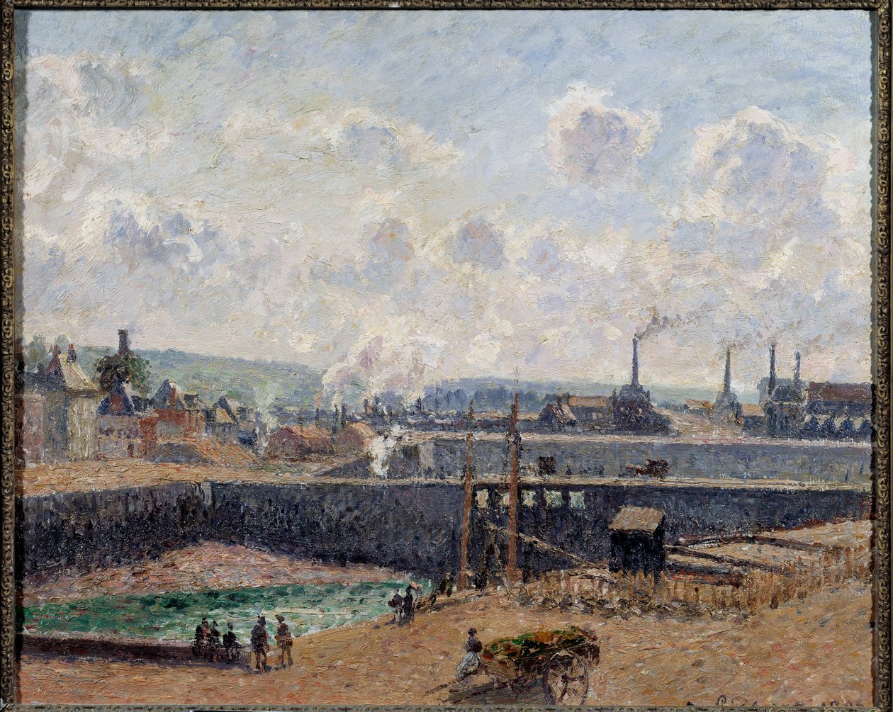 Widok Dieppe, Duquesne Basin Obraz Camille Pissarro (1830-1903) 1902 Nd. 0,54x0,65 m Paryż, Musee d