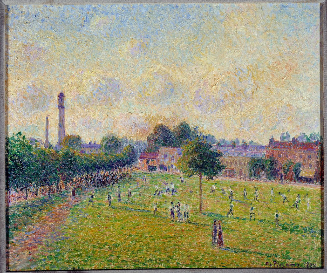 Widok zieleni Kew w Londynie 1892 Obraz Camille Pissarro (1830-1903) 1892 Nd. 0,46x0,55 m Lyon, Muzeum Sztuk Pięknych autorstwa Camille Jacob Pissarro