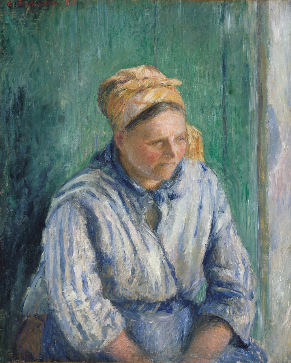 Praczka, Studium autorstwa Camille Jacob Pissarro