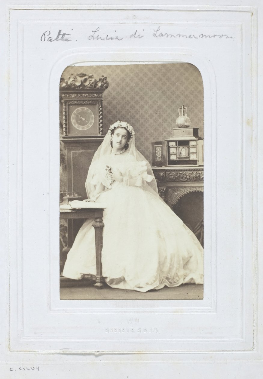 Adelina Patti, 1860-69. autorstwa Camille Silvy