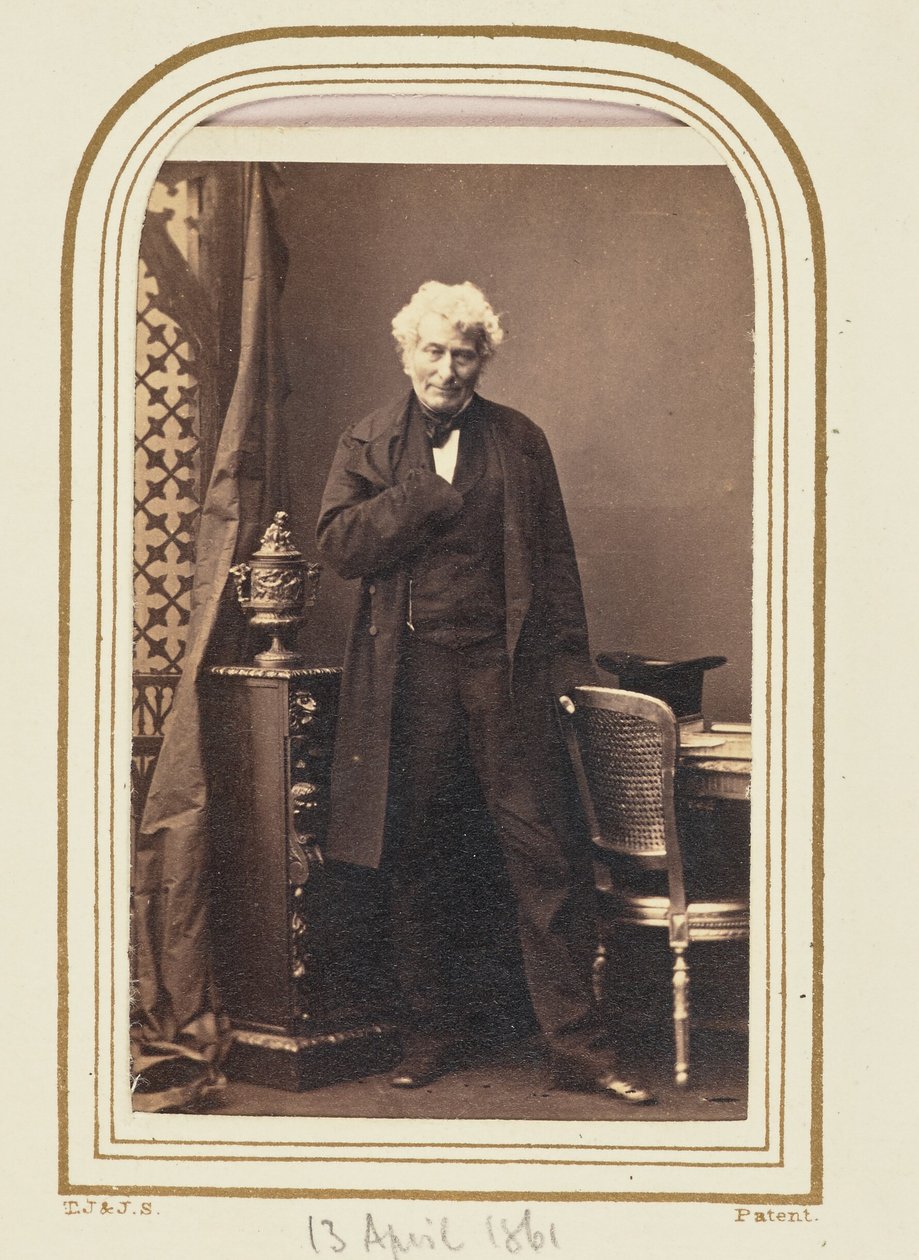 [Edward Lane, hrabia Ellenborough (1790-1871), mąż stanu]. autorstwa Camille Silvy