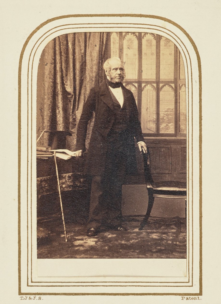 [Henry John Temple, III (1784-1865), wicehrabia Palmusten]. autorstwa Camille Silvy