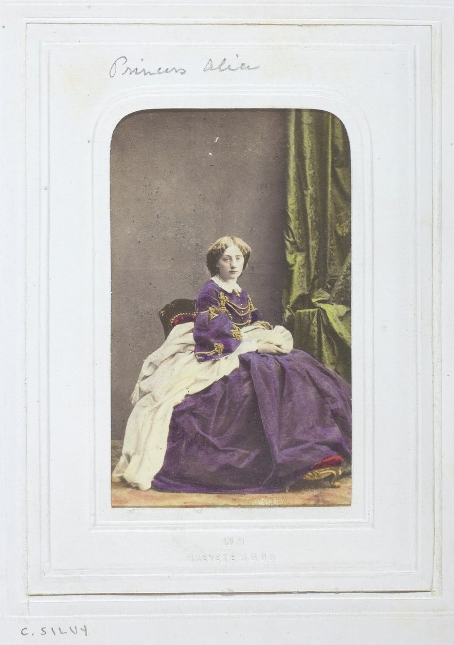 Księżniczka Alicja, 1860-69. autorstwa Camille Silvy