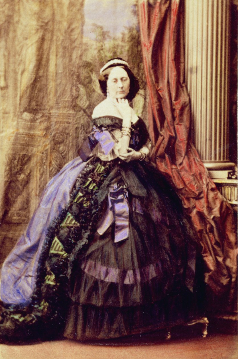 Księżna Roxburgh (ręcznie przyciemniane zdjęcie) autorstwa Camille Silvy
