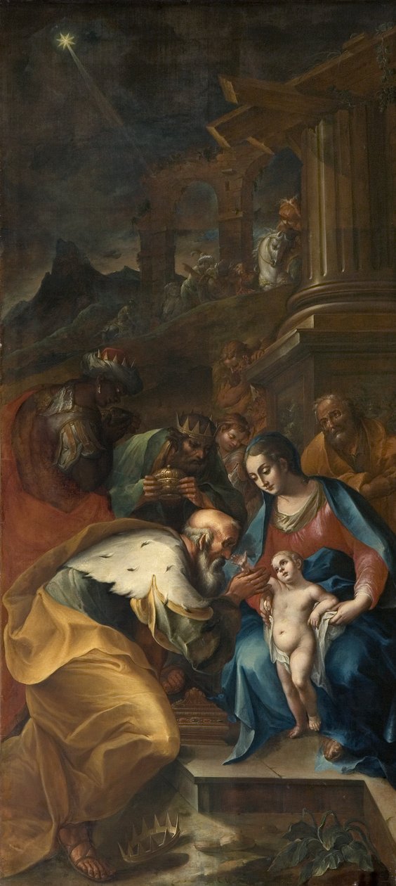 Adoracja Trzech Króli autorstwa Camillo Procaccini