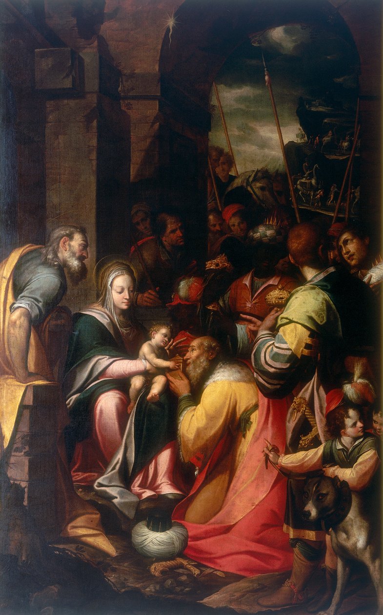 Adoracja Trzech Króli, dzieło Camillo Procaccini, zachowane w Galerii Estense w Modenie autorstwa Camillo Procaccini