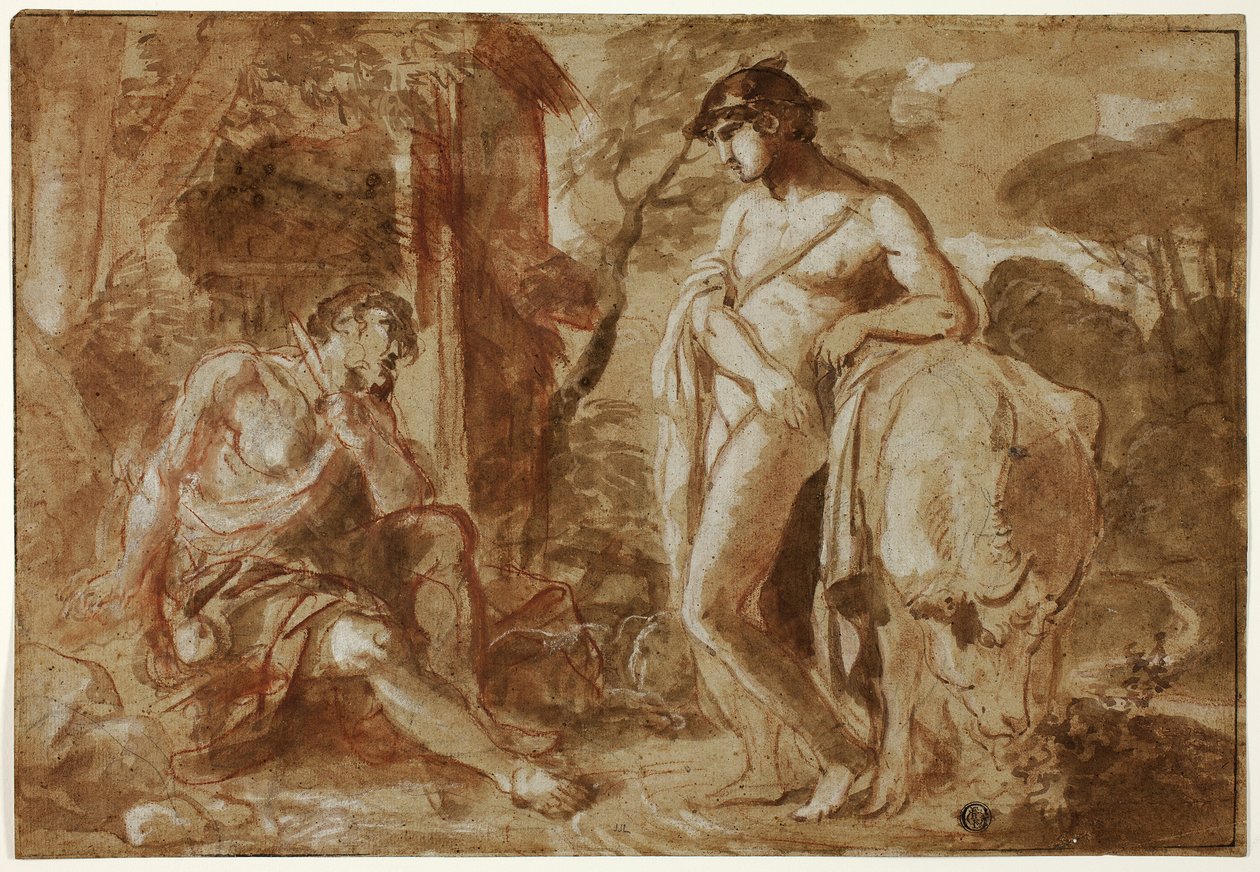 Merkury i Argus autorstwa Camillo Procaccini