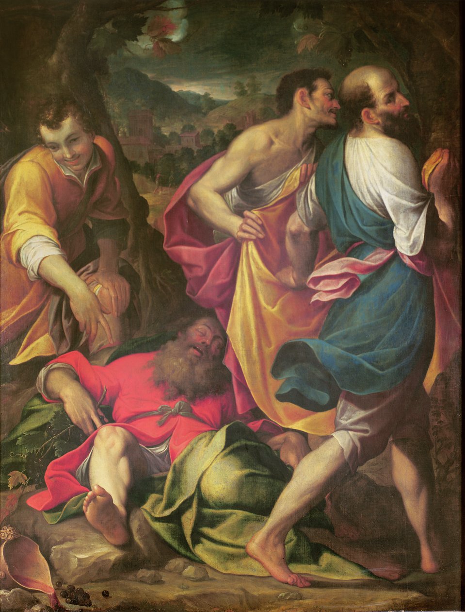 Pijaństwo Noego autorstwa Camillo Procaccini
