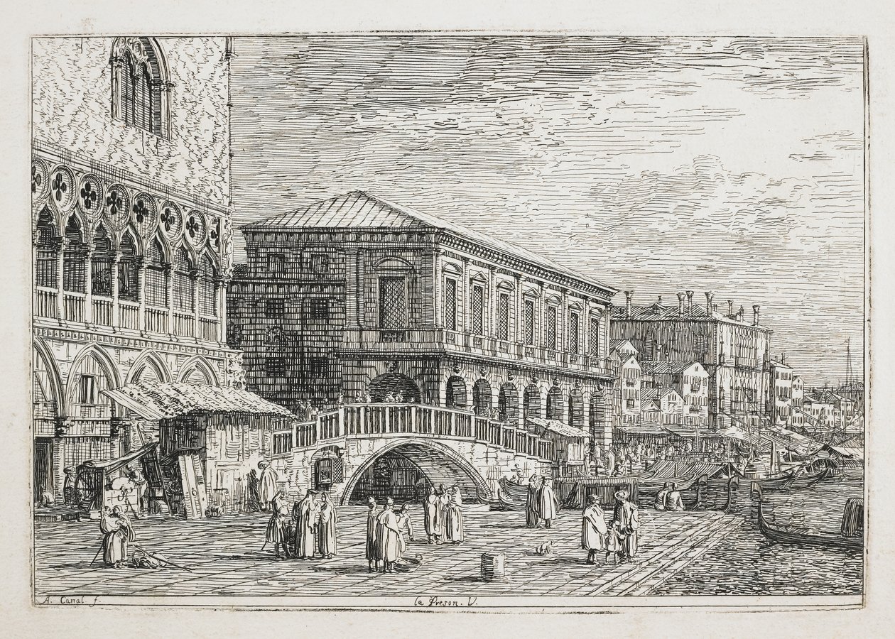 Le Preson. V., 1740-1745 autorstwa Giovanni Antonio Canal