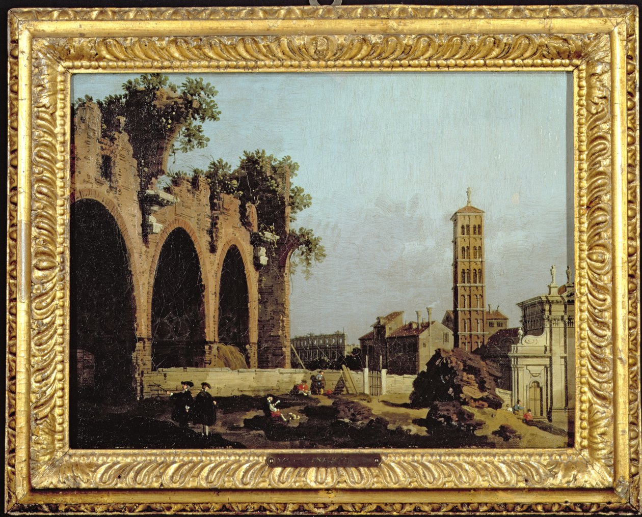 Bazylika w Massenlio autorstwa Giovanni Antonio Canal