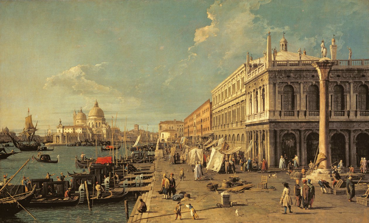 Molo i Zecca, Wenecja autorstwa Giovanni Antonio Canal