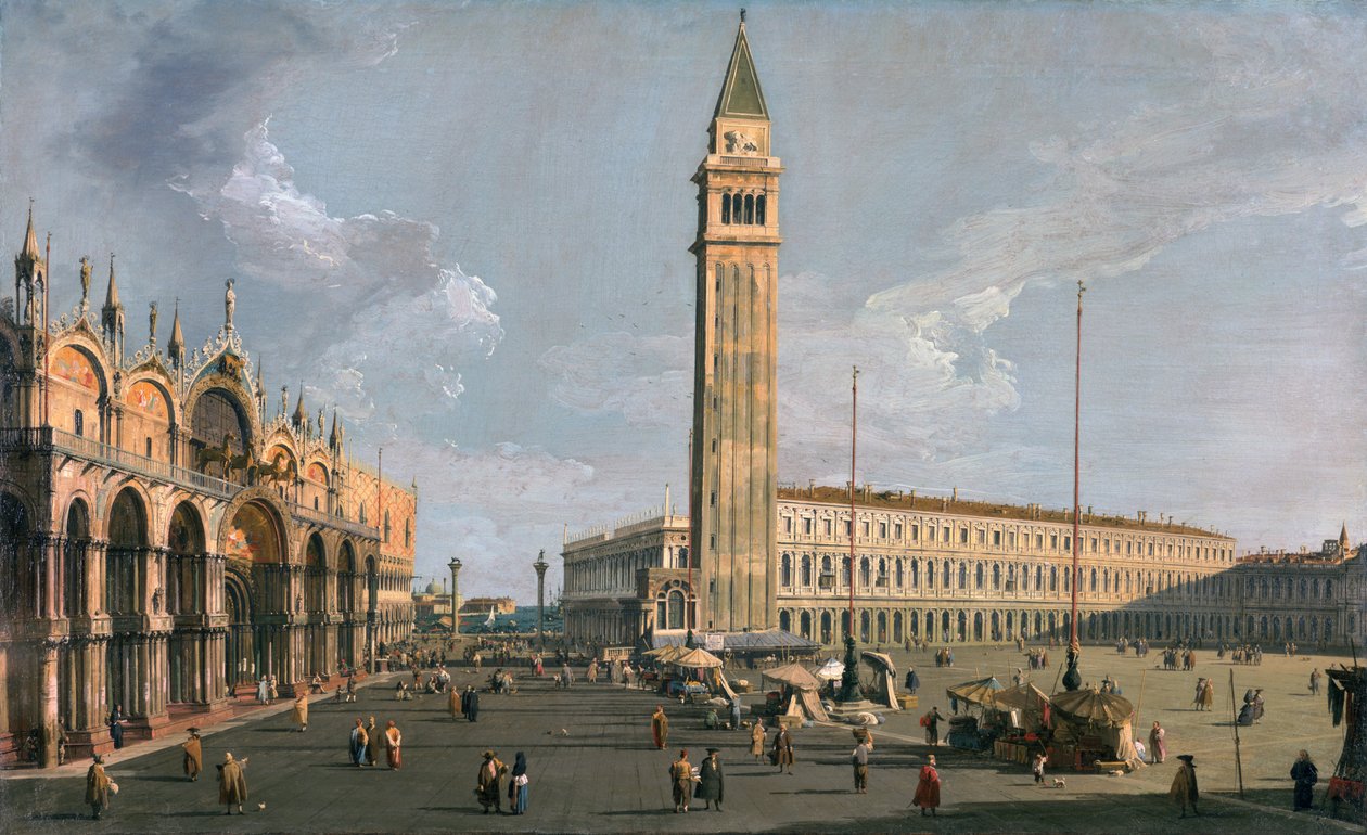 W kierunku św. Marka autorstwa Giovanni Antonio Canal