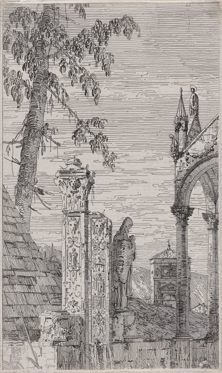 Biskup autorstwa Canaletto (Giovanni Antonio Canal)