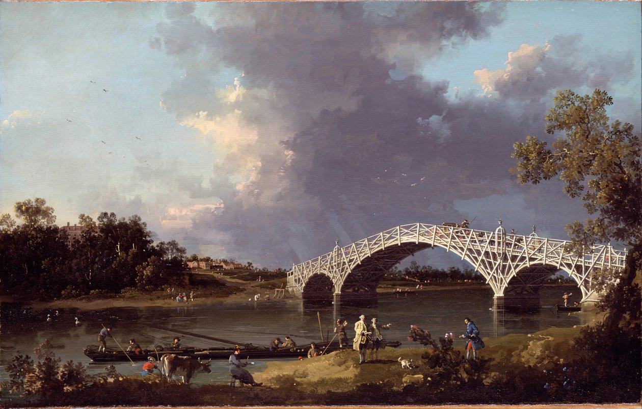 Widok na most Walton autorstwa Canaletto