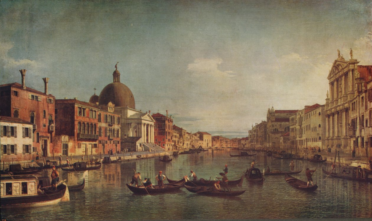Widok na Canal Grande Wenecja, ok. 1740, ok. 1915 autorstwa Giovanni Antonio Canal