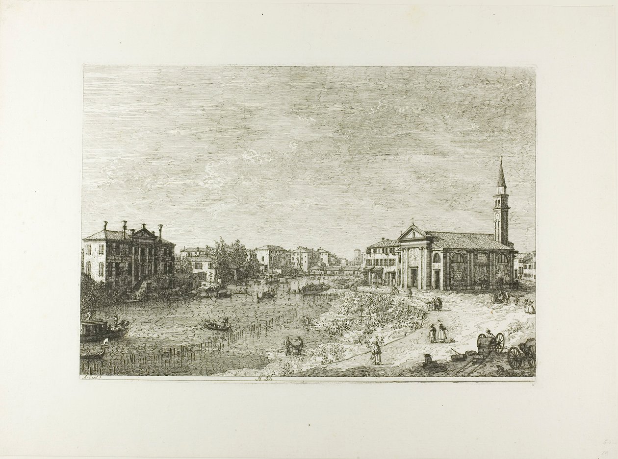 Al Dolo, z Views autorstwa Canaletto
