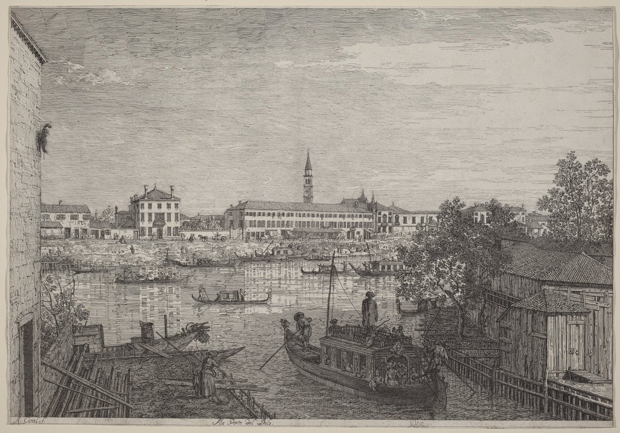 U bram Dolo autorstwa Canaletto
