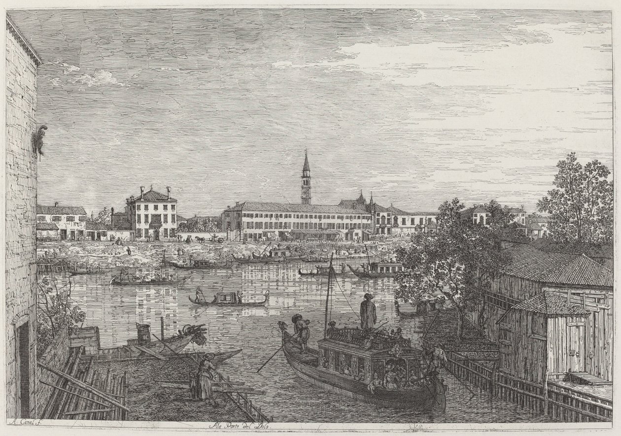 Ale Porte del Dolo, ok. 1930 r. 17351746. autorstwa Canaletto