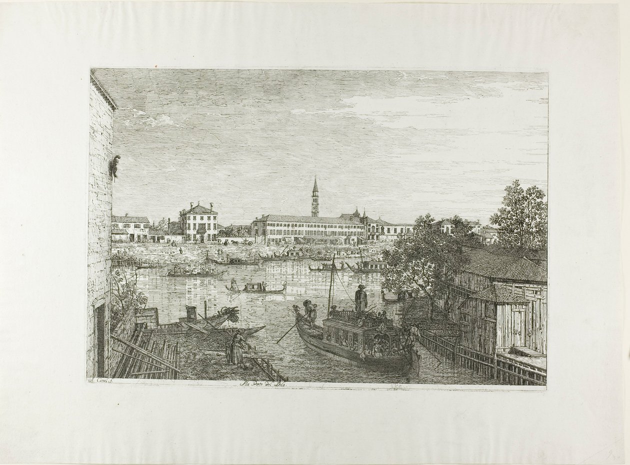 Ale Porto del Dolo autorstwa Canaletto