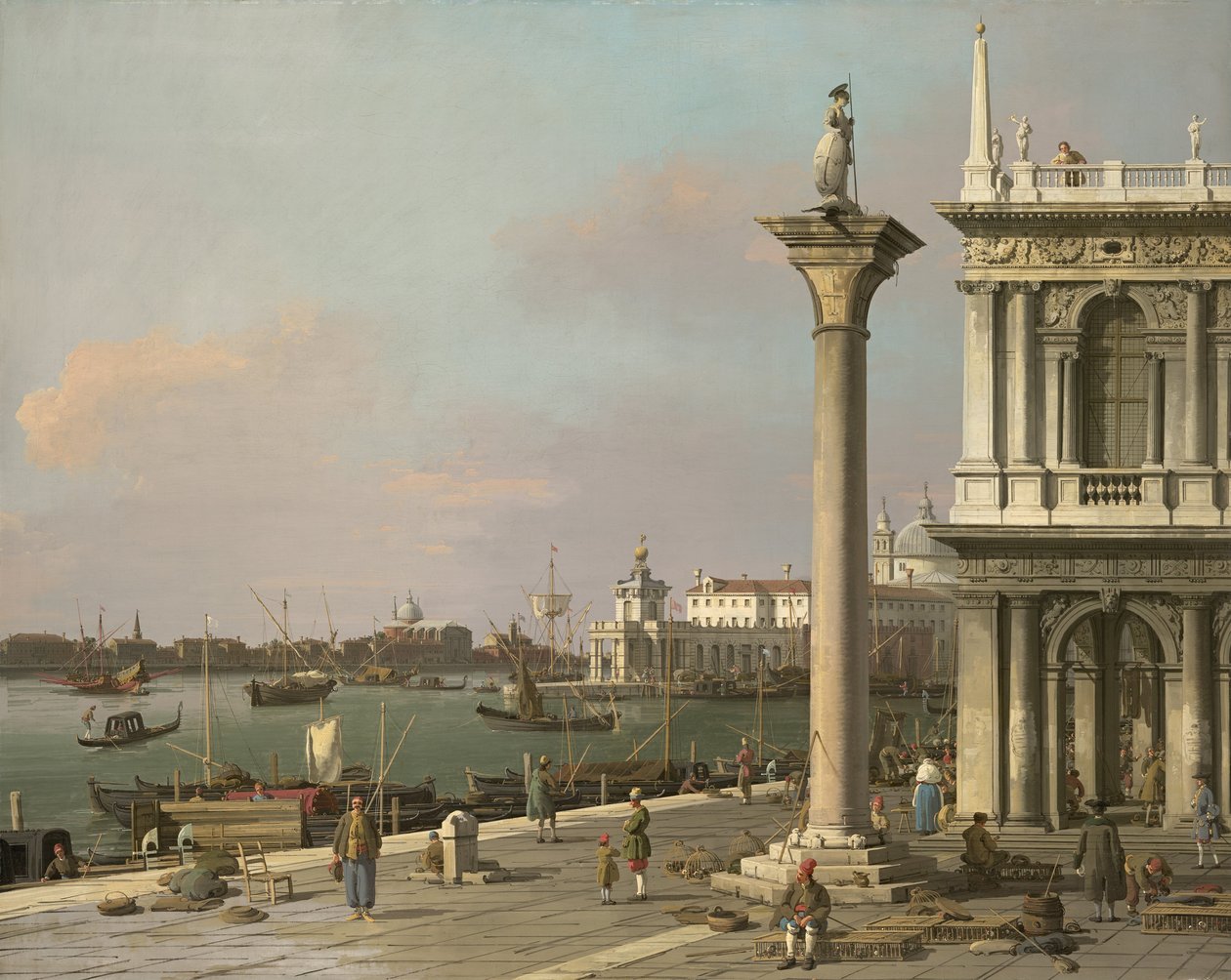 Basen Świętego Marka: Z Piazzetty autorstwa Canaletto