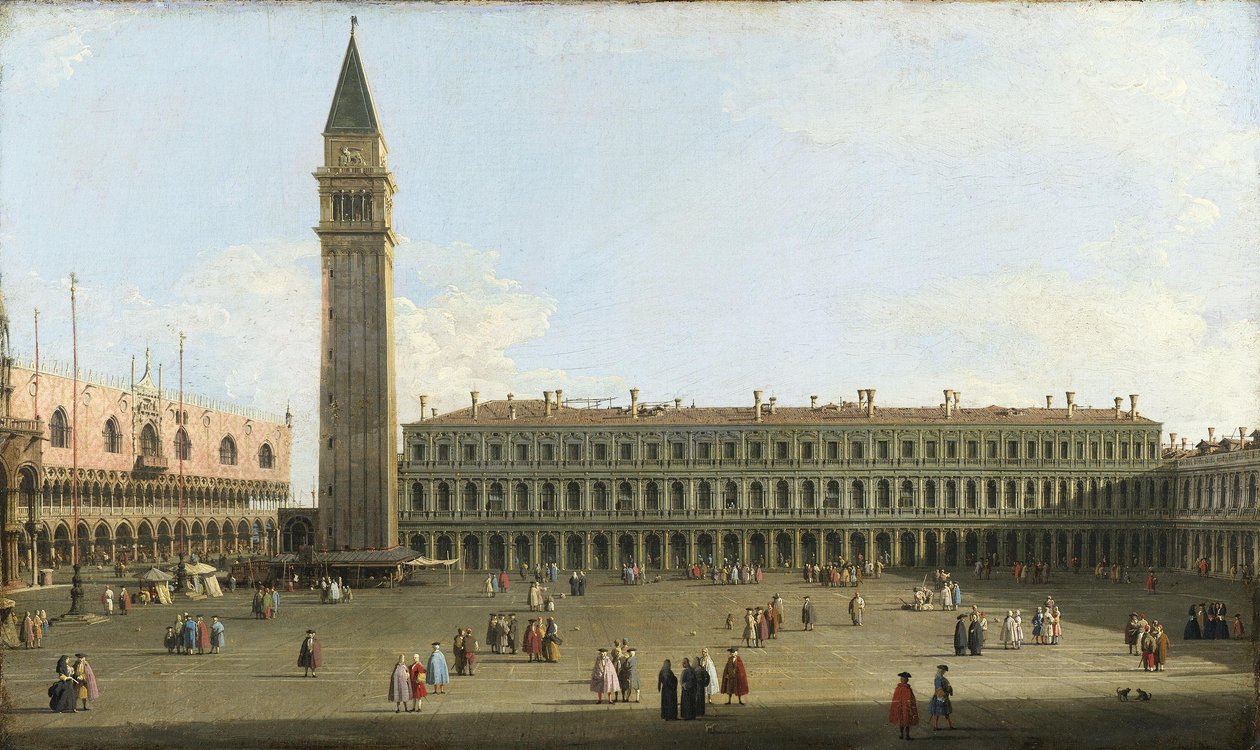 Canaletto - Plac Świętego Marka, Wenecja, ok. 1756 r. autorstwa Canaletto