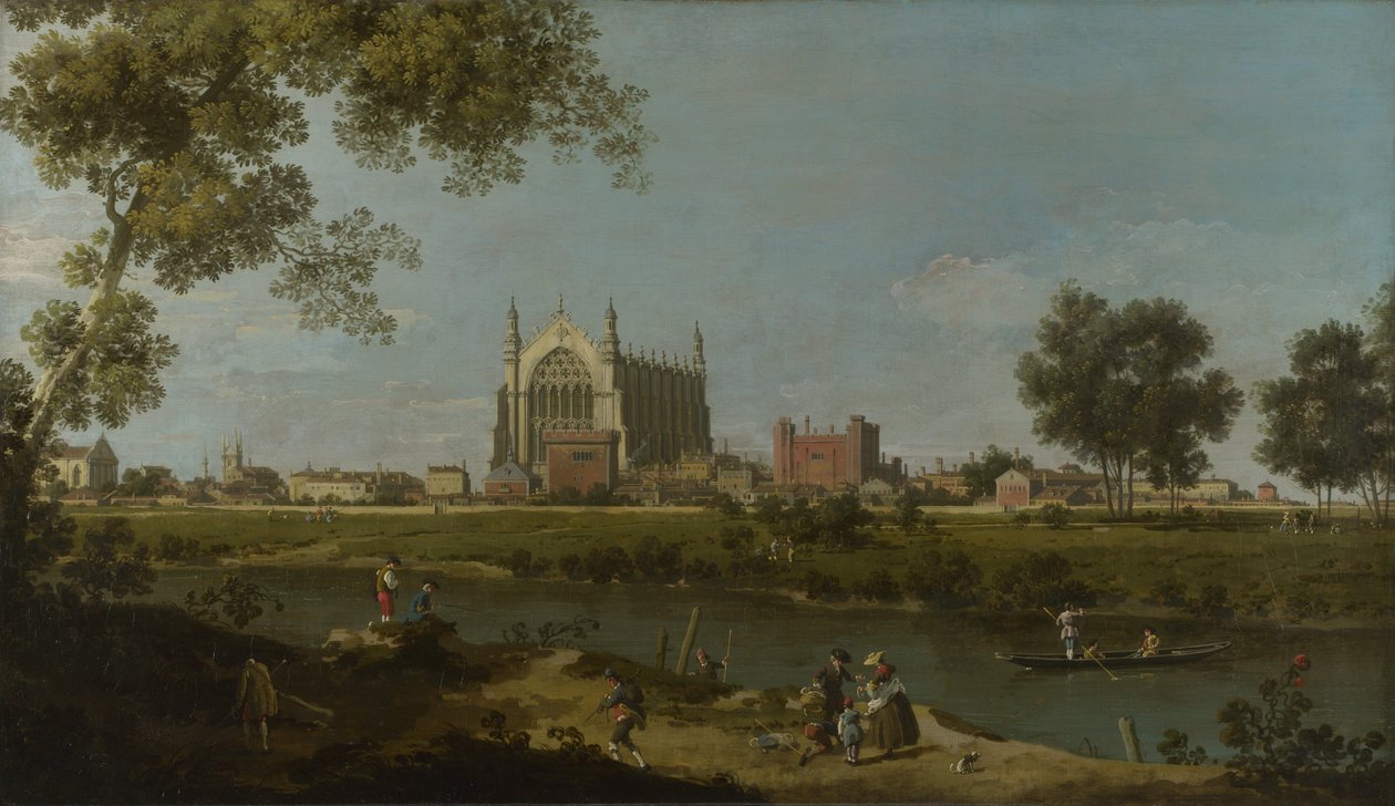 Eton College, ok. 1754 autorstwa Giovanni Antonio Canal