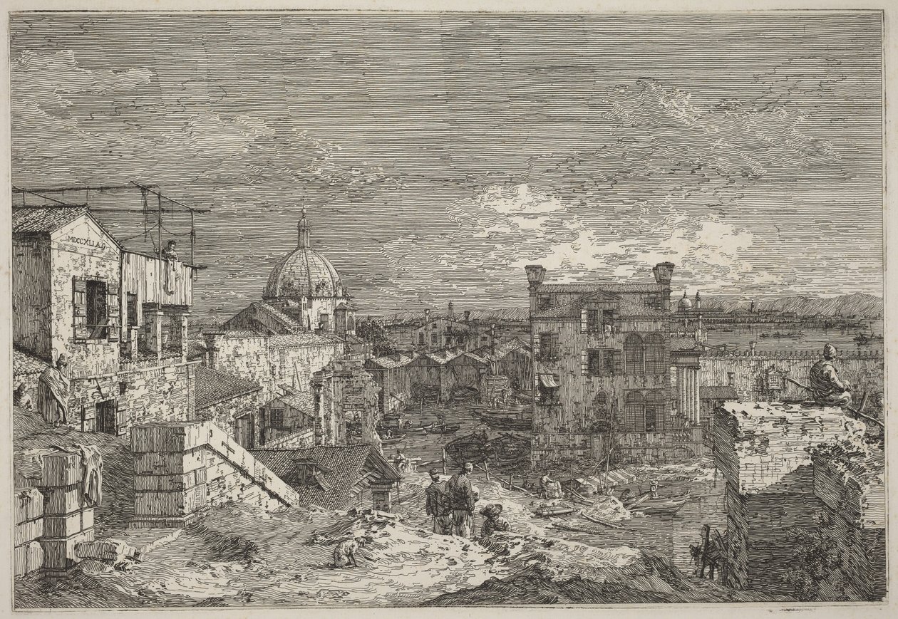 Wyobrażony widok Wenecji autorstwa Canaletto