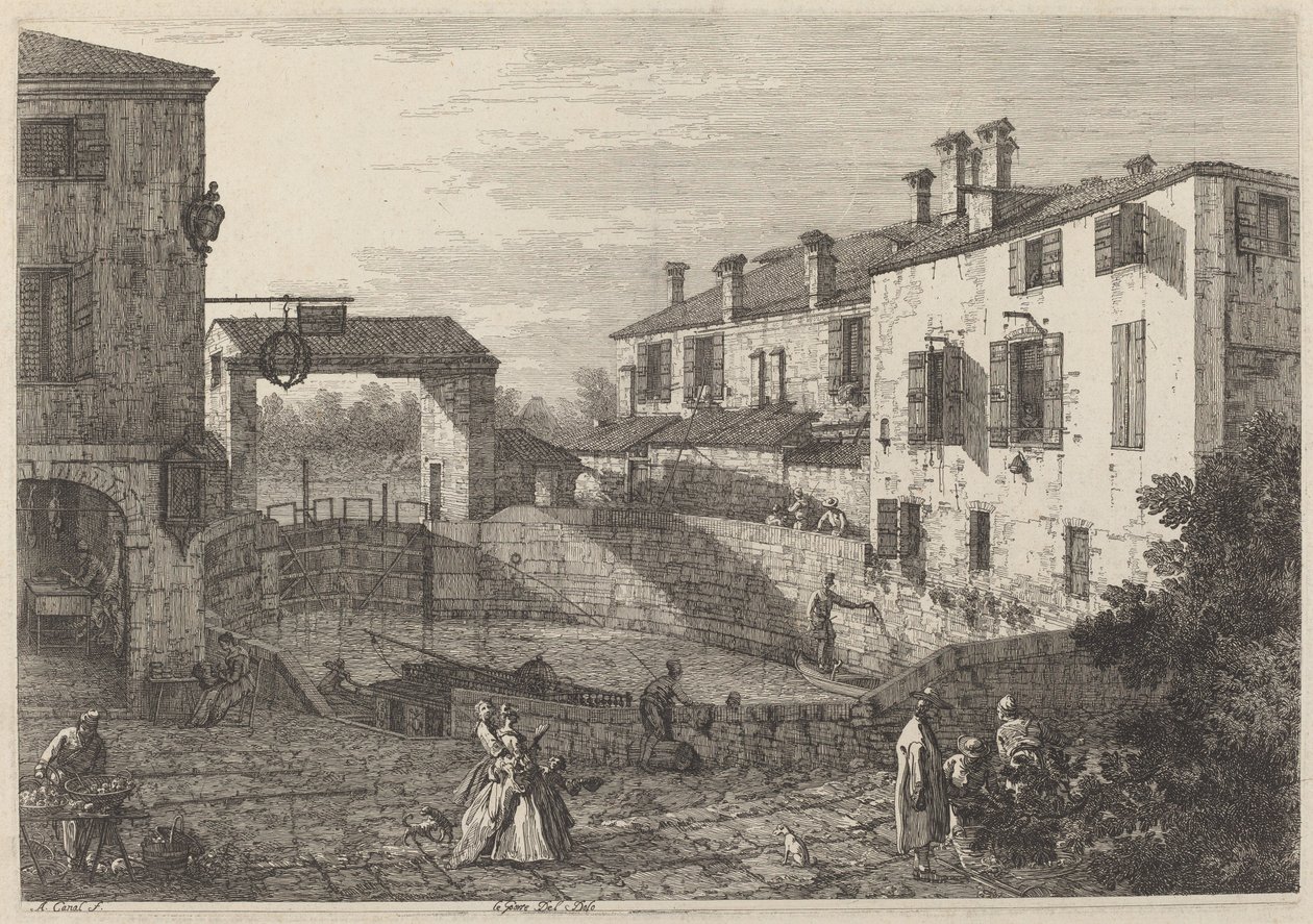Drzwi Dolo autorstwa Canaletto