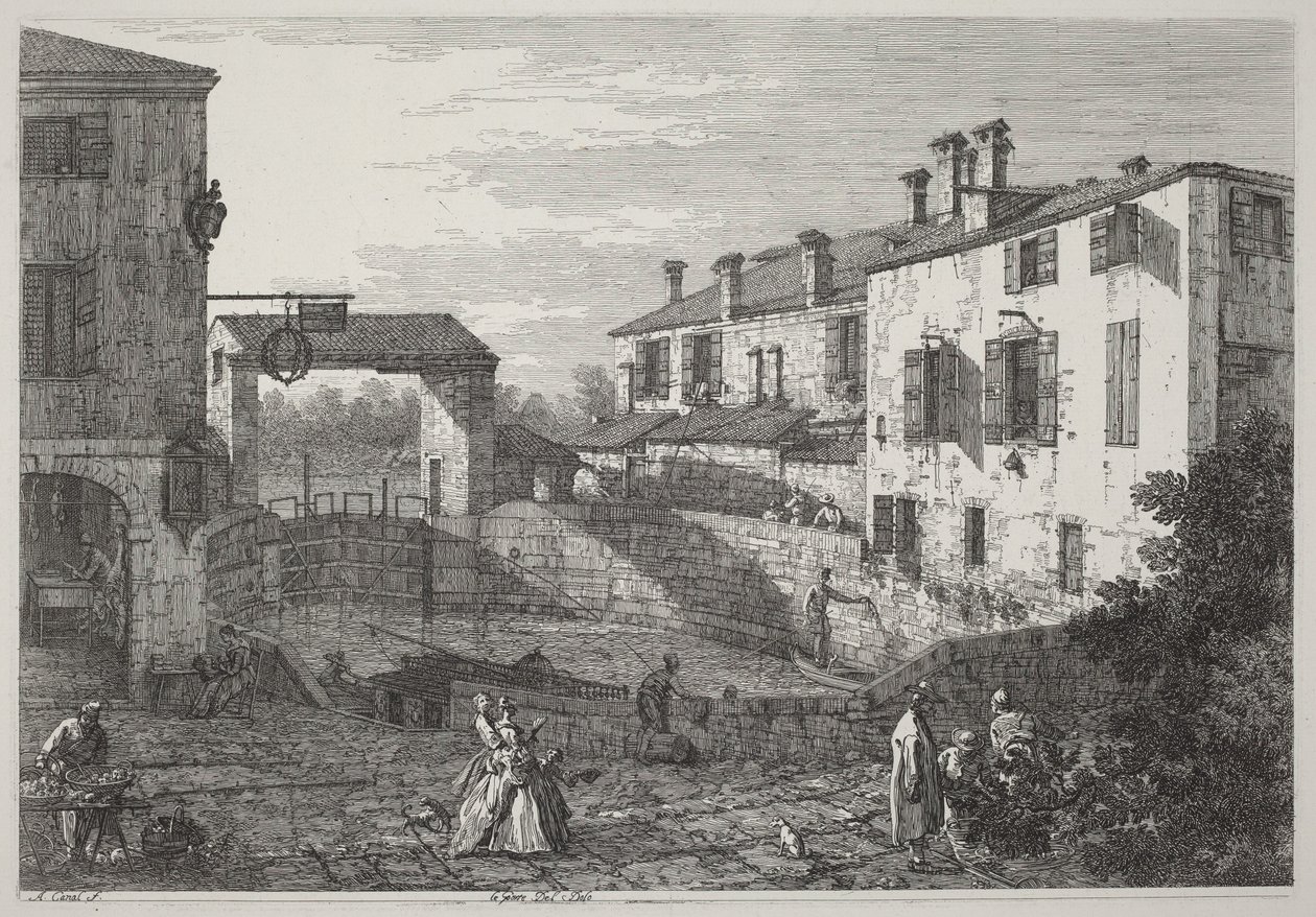 Bramy Dolo autorstwa Canaletto
