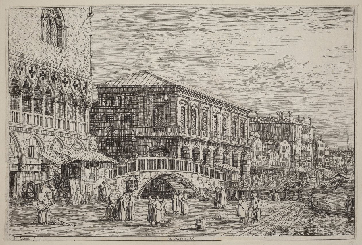 Więzienie. V. autorstwa Canaletto