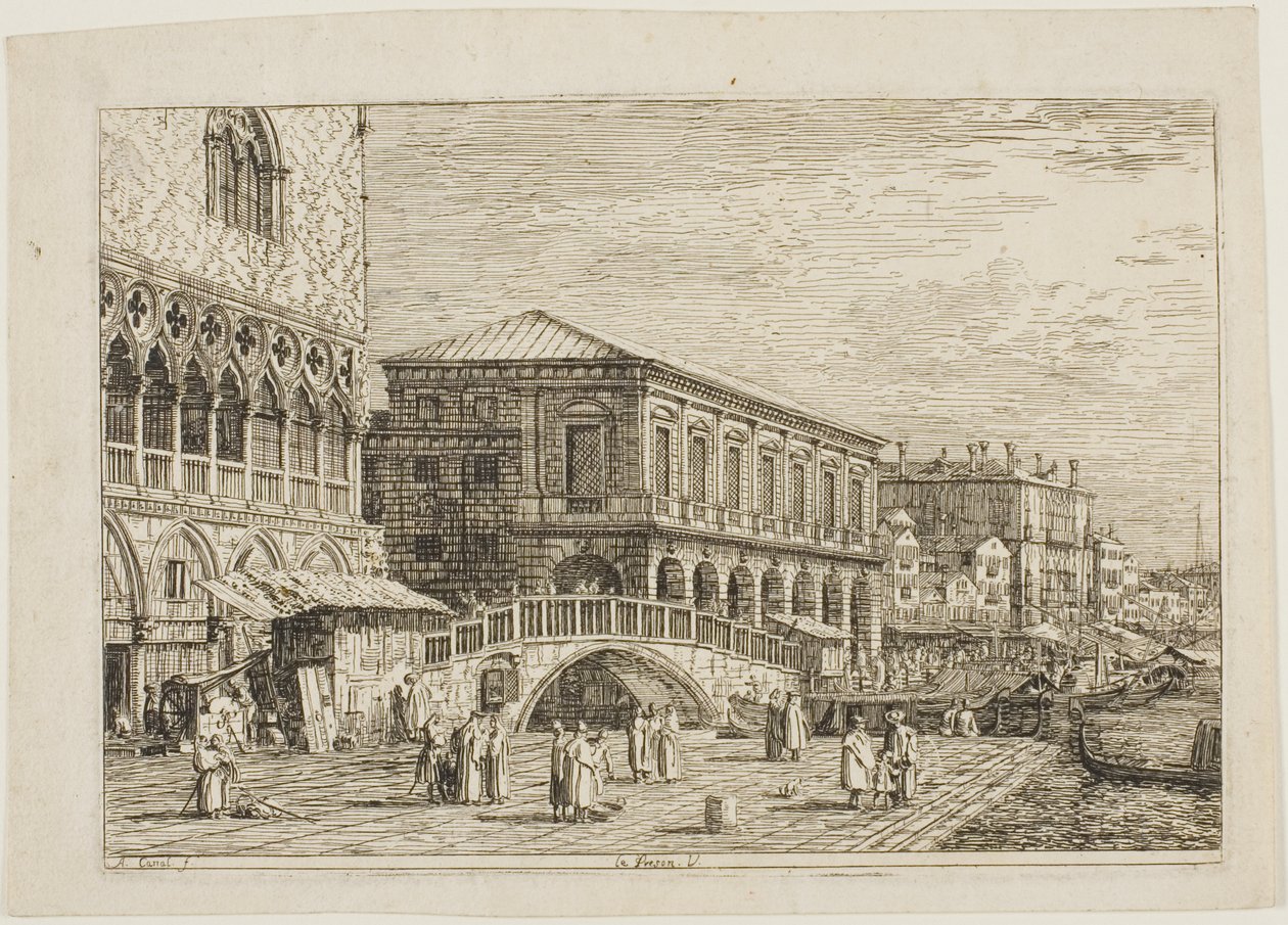 le Preson. V., z Weduty autorstwa Canaletto