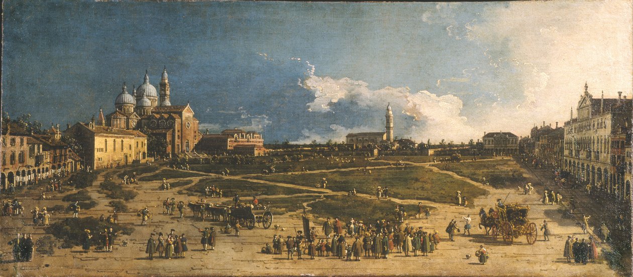 Prà della Valle w Padwie autorstwa Canaletto