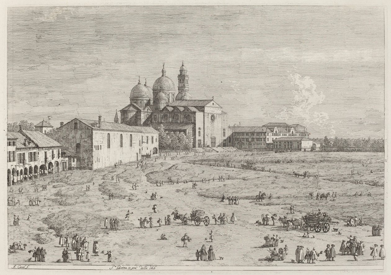 S. Giustina w pra della Vale autorstwa Canaletto